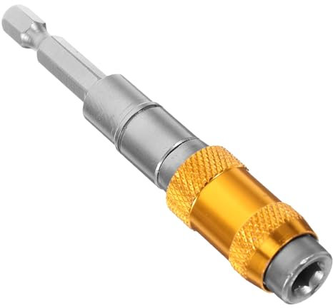 HOUDERCO Handle Adapter Magnetic Connection Quick Release Bit Holder for Drill Extension Rod for Screw Bit Holder Tool Use