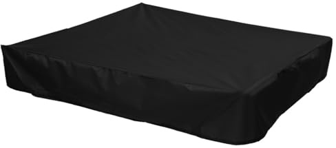 QUXVUIS Copertura per sabbiera antipolvere impermeabile in tessuto Oxford antipioggia per esterni da giardino spiaggia sabbiera per sabbiera con baldacchino di sabbia , 120x120 cm