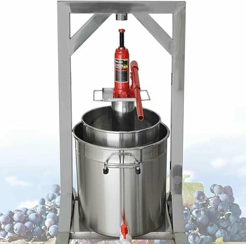 Prensa de vino de frutas, prensa manual de vino de frutas, prensa de frutas, exprimidor de frutas, prensa de frutas, molino de frutas