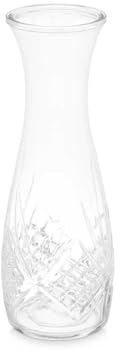 Carafe en verre avec couvercle pour eau et jus. Livré dans une boîte (verre, 1000 ml, 10 x 10 x 28 cm)