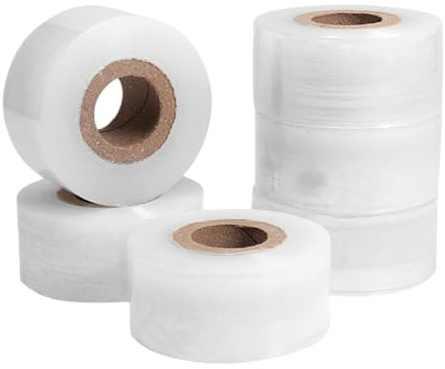 HSTWODE 6/12 Stück 3cm Breit Veredelungsband, Abbaubares Pfropfband Grafting Tape,Veredelungsband für Baumschulen, Dehnbares, Baumschule Floristik Pflanze Obstbäume Reparatur Bänder (6)