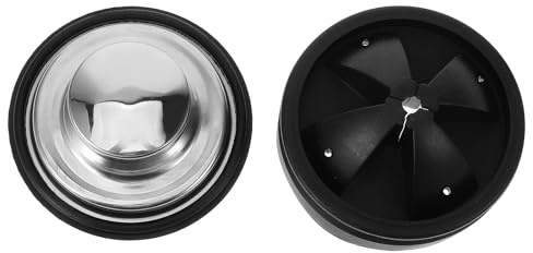 Sewroro Tapón Triturador de Basura para Cocina Anillo Antisalpicaduras de Goma y Acero Inoxidable, Reducción de Ruido, Práctico para Uso en Hogar y Hotel