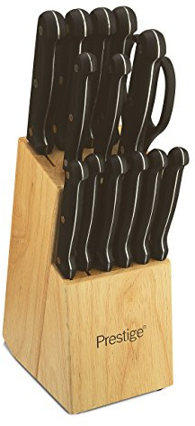 Prestige Knife Block, 15pce, Light Brown