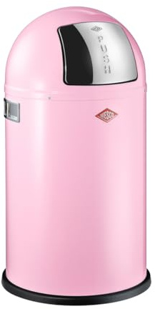 Wesco Abfallsammler Pushboy Junior 22 Liter pink, 63 x 35 cm