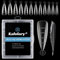 Kalolary 120PCS Klare Dual Nail System Form Mould Acryl Stiletto Nagel Erweiterung Tipps Nail Art Maniküre Werkzeuge 12 Größen mit Skala
