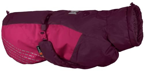 Non-stop dogwear Glacier Jacket 2.0, warme Hundejacke für Winter und kaltes Wetter mit Leinenöffnung und Beinschlaufen, Lila, Größe 55 für mittelgroße Hunde