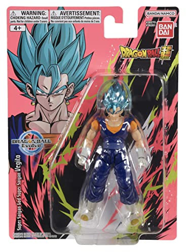 Dragon Ball Bandai Evolve Figures Super Saiyan God Super Saiyan Vegito Super Saiyan God Super Saiyan Vegito Action Figure 12.5 cm Articulated Figure Bandai Dragon Stars