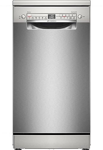 Bosch SPS2HKI58E, Série 2, Lave-vaisselle pose-libre, 45 cm, 10 couverts, Home connect, Inox