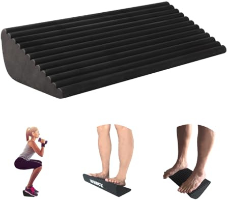 WINBOX Squat Wedge and Slant Board for Calf Stretching, Foot Stretcher for Physical Therapy, Calf Stretcher for Improving Mobility Balance and Strength Performance
