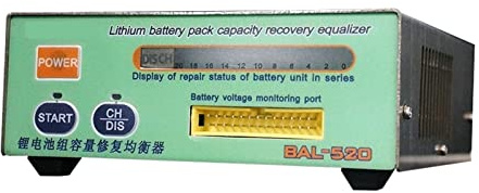 Capacité De La Batterie Au Lithium 5V Restaurer L'équilibre De La Machine Réparations Instrument Lithium-fer Phosphate Et Égaliseur Ternaire Deux Types Testeur D'alimentation ( Color : Phosphate batte