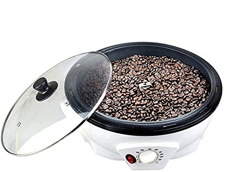 Samnuerly Tostatore per caffè Tostatore Elettrico per Chicchi di caffè Temperatura Regolabile Adatto per caffetteria/Famiglia Senza fornello, Stile B