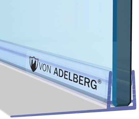 Rechteckige Premium Duschabdichtung, Länge 200 cm, 30 mm Dichtlippe, für 6-8 mm Glasdicke - Glastüre