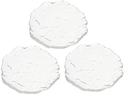 Hoement 3pcs Tea Coaster Heat Resistant Glass Cup Coasters for Tea Cup for Kitchen Table