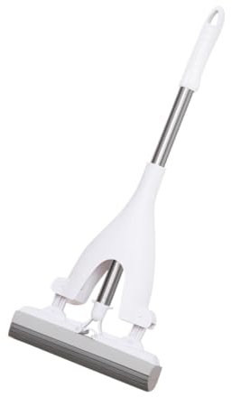 SOPOTUTU Mini Parent-child Mop Lightweight Small Pretend Cleaning Tool White for Boys and Girls Indoor Play and Household Use