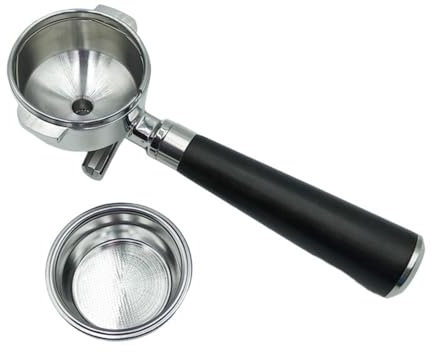 Portafiltro per caffè in legno, adatto per macchine da caffè espresso da 58 mm, design ergonomico e fascino vintage