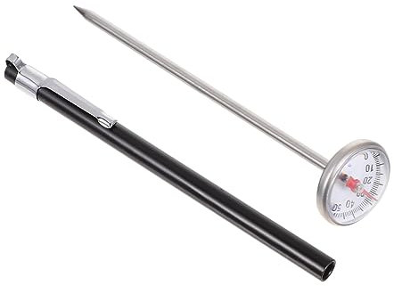 TOPPERFUN Milch Thermometer Für Flaschen Präzises Küchenthermometer Für Wasser Kaffee Und Lebensmittel Temperaturmessung Von Hochtemperaturbeständig Und Langlebig Für Sichere Nutzung