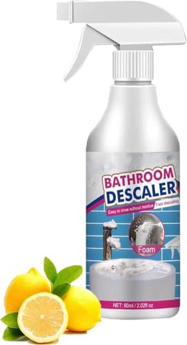 Detergente per macchie ostinate, 2025 nuovo multifunzione per cabina doccia, detergente per WC per la rimozione del calcare, doccia forte, detergente per calcare extra forte per il vetro fognario WC