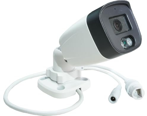 Bullet POE Telecamera IP 4MP Telecamera di Rete 4.0MP Ad Alta Risoluzione PoE Sorveglianza IP 2.8mm Obiettivo Grandangolare Visione Notturna Infrarossi Impermeabile IP66