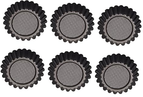 Warmhm 6 Pezzi Stampo Per Crostata a Forma Di Fiore Teglia Da Forno Strumento Per Cottura Realizzato Materiali Di Facile Da Usare e Pulire Per Preparare Torte Gelatine e Dessert Vari