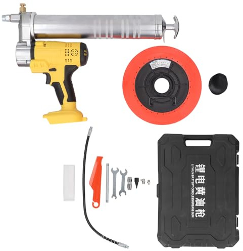 Pistola de grasa eléctrica Gearwell, pistola de grasa alimentada por la batería, aplicador de grasa recargable, automático completo, uso dual, compatible con BL1830B-2 BL1850-2