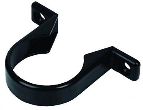 40mm (43mm) Black Solvent Pipe Clip - Bag of 10