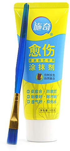 NOWON 100g Tree Wound Bonsai Cut Paste Smear Agent Pruning Compound Sealer with Brush