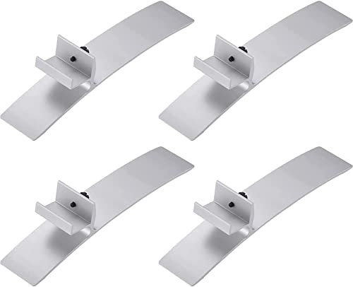 2Pcs Feet for Infrared Radiators, Universal - Robust Legs for Free-Standing Use of the Electric Heater - Suitable for Various Brands and Models with Frame, Aluminum Stand 4PCS
