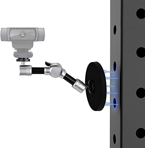 AYIZON Webcam-Magnet Halterung, 18 cm klappbar Halterung Saugnapf Halter, kompatibel mit Logitech C920s StreamCam Brio C925e C922x C930e C930 C920 C615 Webcams