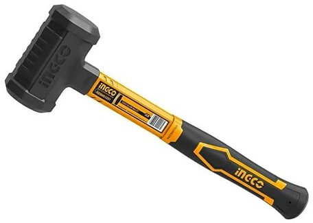 Ingco Hdbm01028 Martello Mazza Mazzuolo 800 Gr a Colpo Secco Testa Resina Anti Rimbalzo Anti Scintilla Impugnatura Soft Grip