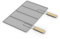 HAGO Edelstahl Grillrost | Eckig 54x34cm | Ersatzrost | Grillgitter | Grillgitter | universal | mit Griffen | Edelstahl | massiv | Gasgrill | Kohlegrill