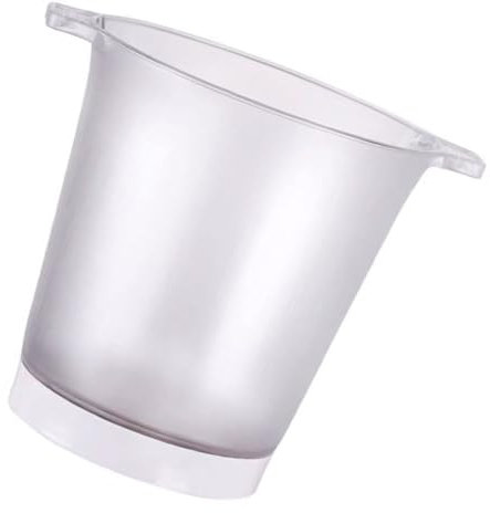 Mikinona 1pc Led Ice Cooler Bucket Beer Ice Bucket Dual Handles for Bars Parties Creates Atmosphere and