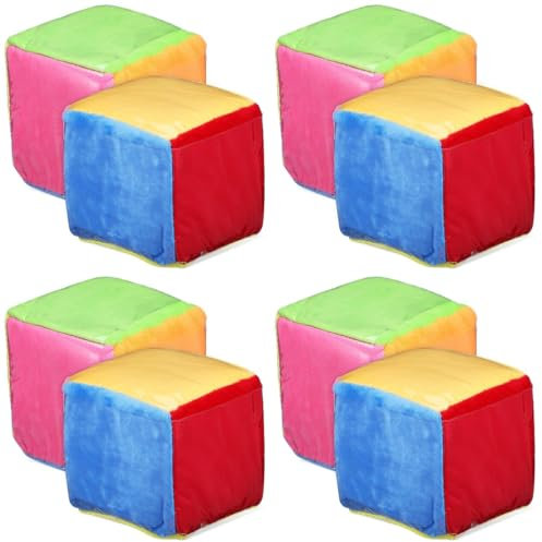 LALAFINA 8stücke Teiliges Pocket Würfel Story Dice Spielwürfel Für Interaktives Lernen Und Bewegungsspiele Leicht Und Tragbar Für Unterricht Kindergarten Und Vorschule