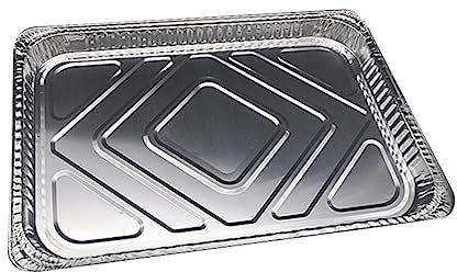 Cabilock 10stücke Einweg-bbq-grillschale Aus Aluminiumfolie Für Fettauffangwanne Ersatz-liner-tabletts