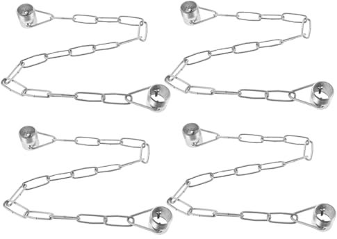 VALICLUD Catena Di Illuminazione Da 4 Pezzi: Paralume in Smalto, Estensione Per Lampada A Sospensione Industriale, Stile Vintage, Per Lampada Da Soffitto, Lampadario, Camera Da Letto