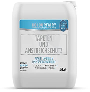 BAU DISCOUNT Colourfairy Elefantenhaut Tapetenschutz Anstrichschutz 5l Reichweite 60 m²