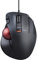 ELECOM EX-G Trackball-Maus, kabelgebunden, Daumensteuerung, ergonomisches Design, 5-Tasten-Funktion mit reibungslosem Tracking, ergonomisches Design, optischer Gaming-Sensor, glatter roter Ball,