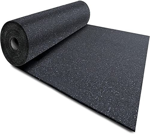 Floordirekt Antivibrationsmatte - Unterlage für Waschmaschine, Lautsprecher Kühlschrank Gummimatte Bautenschutzmatte Gummigranulatmatte Antirutschmatte bis 10 m Länge (Stärke: 1,97 cm, 62,5 x 700 cm)