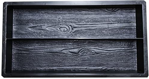 FHONYX stampi in cemento 60x30x5,5cm, Di Lastre, pannello per decking, imitazione del legno, giardino dei prati, decorazione del giardino, percorso, DIY, pavimentazione, riutilizzabile, multifunzione