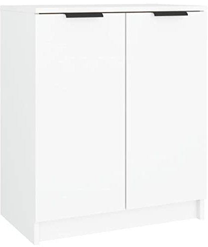 vidaXL Schuhschrank Schuhregal Schuhablage Schuhständer Schuhaufbewahrung Schuhtruhe Schuhorganizer Flurschrank Weiß 59x35x70cm Holzwerkstoff