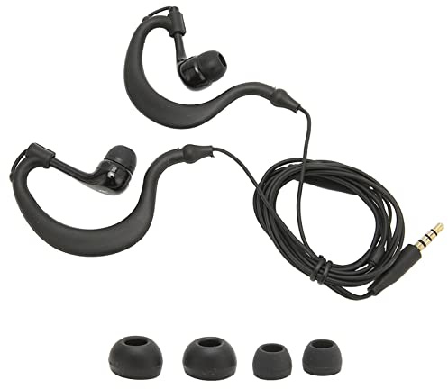 Écouteurs de Sport Supra-Auriculaires, Réduction du Bruit des écouteurs de Sport Filaires Professionnels étanches avec Microphone Anti-Bruit pour Appareils d'interface de 3,5 Mm