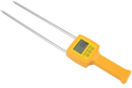 Tragbarer Getreide-Feuchtigkeitstester, Getreide-Feuchtigkeitsmesser, LCD-Display, Getreide-Hygrometer, Wassergehaltsanalysator, Getreide-Feuchtigkeitsanalysator mit Langer Sonde