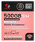 Three 500GB Data SIM - Uncapped 5G - Preloaded MONTHLY Until December 2025 - Plug & Play for Routers & Phones - Access to Three & Vodafone - Connects to the Strongest Signal available