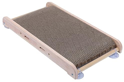 Happyyami Pet Cat Scratching Board Aus Wellpappe Multifunktionale Katzenkratzmatte Für Katzenliebhaber Um Möbel Zu Schützen Kratzverhalten Zu Fördern Für Zuhause
