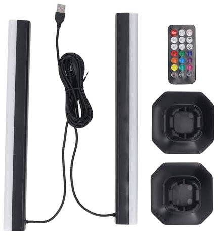 RGB Lights LED TV Hintergrundbeleuchtung TV -Lichter Smart Music Sync Farbwechseln Sie LED Leuchten USB -Antriebsbeleuchtung Fernbedienung Gaming -TV -Hintergrundbeleuchtung für