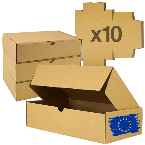 Scatola Cartone 10Pcs | Scatole Cartone Regalo | Scatole di Cartone per Spedizioni | Scatole Cartone Piccole | Scatola Cartones Regalo Con Coperchio | SCATOLE Spedizioni | Scatoles Cartones25x16x7cm