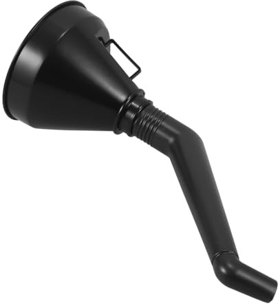 ELAYARD Embudo Aceite Motor con Filtro y Manguera Flexible Embudo Portátil para Cambio Aceite Coches y Motocicletas Herramienta de Repostaje para Vehículos y Emergencias