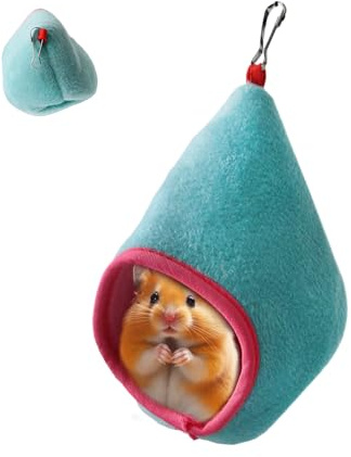 Hängmatta för illrar i bur - hängande skydd med igelkottar | Hamster och ekorrsäng - för berikning avslappning sömn klättring av små husdjur möss