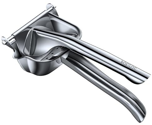 Xiciki Manual Juicer, 304 Stainless Steel Lemon Squeezers, Portable Fruit Hand Press Juicer, Labor Saving Multifunctional Kitchen Tool, for Fruits such as Lemons, Oranges, Limes, Pomegranates