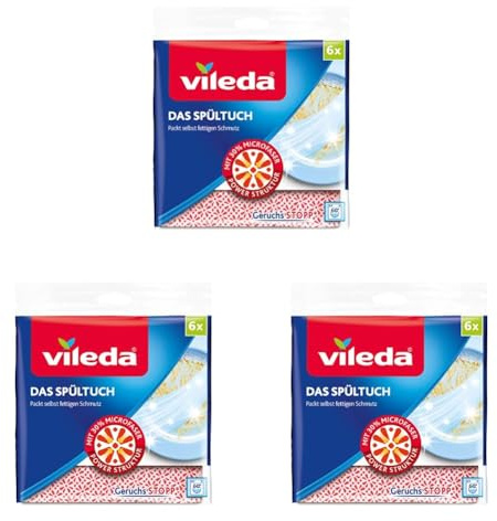Vileda Spültuch 34x34 cm, 18er Pack