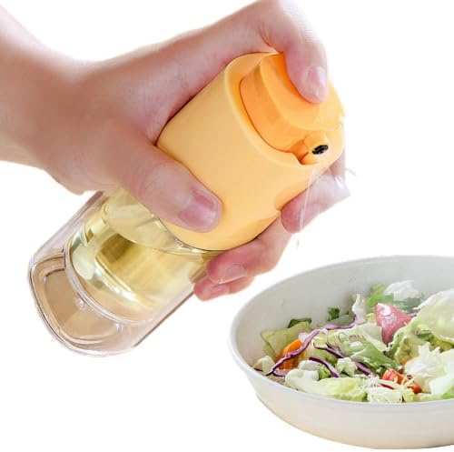 Pulverizador de aceite de cocina, dispensador de 150 g, atomizador de aceite de cristal, dosificación fina, distribución uniforme, sistema de cocción, barbacoa, hornear, ensaladas, freír, accesorios